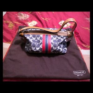 Coach signature denim bag